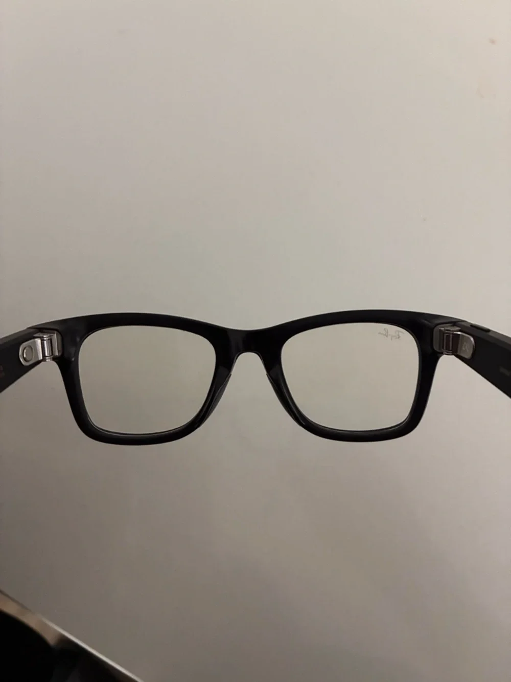 Ray-Ban Black Rectangular Wayfarer Glasses